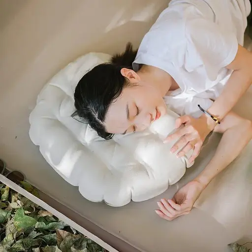 Туристична надувна подушка Naturehike CNH22ZT009 (Біжова) - фото 9