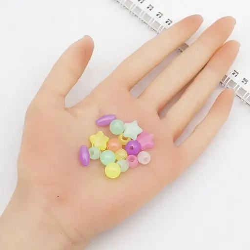 Декоративні намистинки для творчості Флуоресцентні Dom Busin УТ100031615 в упаковці 130 шт - фото 7