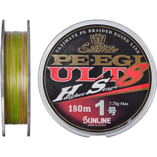 Шнур Sunline PE EGI ULT HS8 180 м 1.0/0.165 мм 7.7 кг