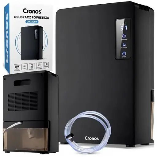 Осушувач очисник 2в1 повітря Cronos DH2200A 2.2L Black