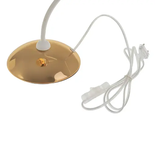 Настольная лампа Brille для дома в стиле барокко LK-661T / 1 E27 WH + FG - фото 4