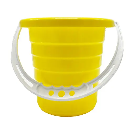 Детское ведро для песочницы "Среднее" S0009(Yellow) желтый 14 см