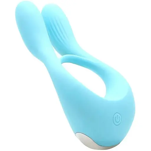 Вібратор для пар KisToy Martin Blue