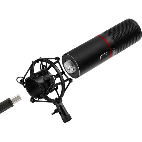 Стрімовиймікрофон Redragon Blazar GM300 (USB) металевий з підставкою кабель 1.7м - фото 3