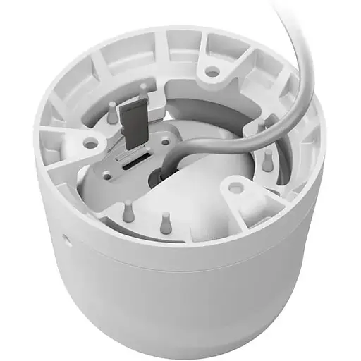 IP-камера Ajax дротова TurretCam, 5мп, 4мм, Poe, True WDR, IP 65, ІЧ 35м, аудіо, кут огляду 75°до 85°, купольна, біла - фото 7