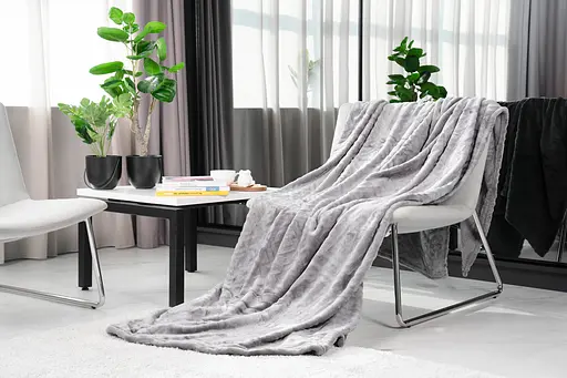 Плед Ardesto Embossed 200х220 см серый (ART0304EB) - фото 6