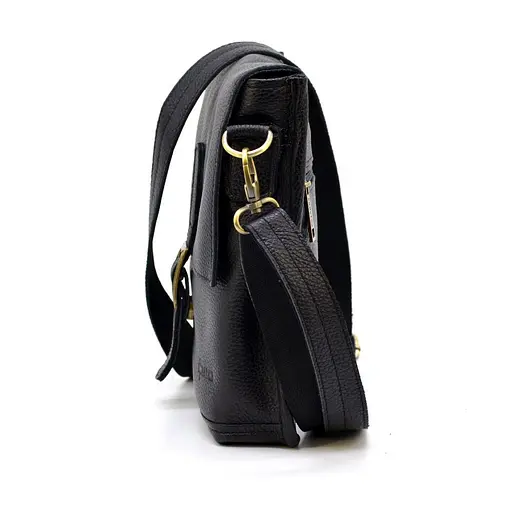 Чоловіча шкіряна сумка через плече TARWA 23х25.5х5.5 см sum0025833 - фото 5