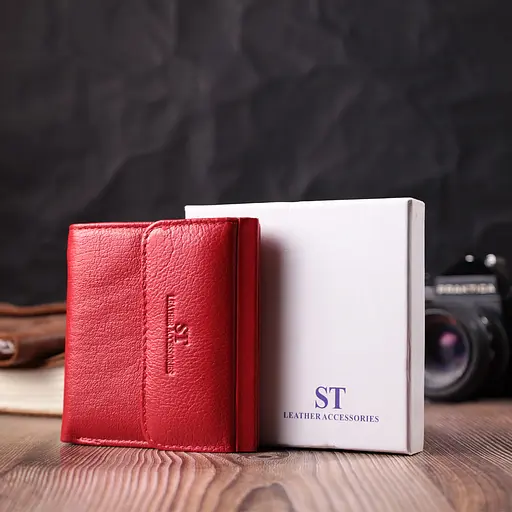 Кожаный женский кошелек ST Leather 10.5х10х1.5 см acs0028472 - фото 8