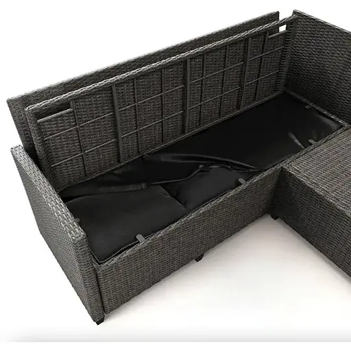 Набор садовой мебели Di Volio Livorno Серый/Графитный - фото 3