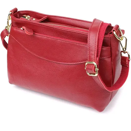 Женская сумка Vintage с твердым дном из натуральной кожи 27х16х11 см sum0027557 - фото 1