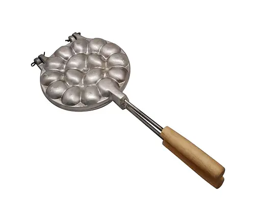 Орешница форма алюминиевая с ручками для выпечки орешков на 16 половинок орехов, ХЕАЗ 81836 - фото 1