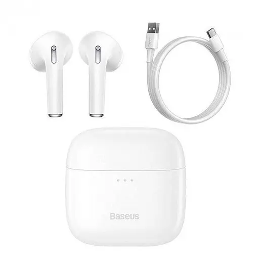 Беспроводные наушники Baseus True Wireless Earphones Bowie E8, IPX5, BT5.3, DCLL, 40mAh, 350mAh, 5h, White NGE8-02 - фото 5