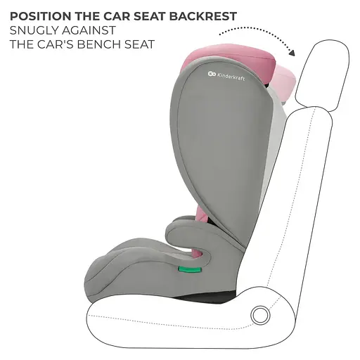 Автокресло Kinderkraft i-Spark Pink (KCISPA00PNK0000) - фото 14