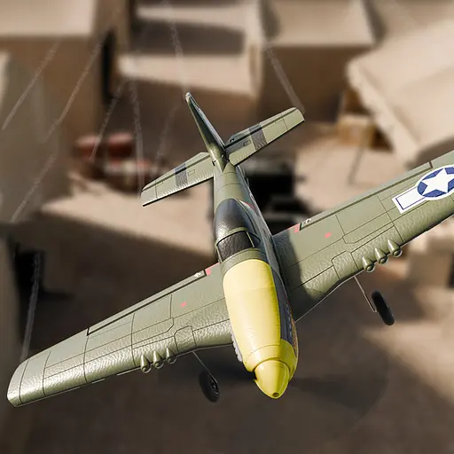 Літак на радіокеруванні SCHE W551 Four-channel Stunt Fighter Green - фото 3