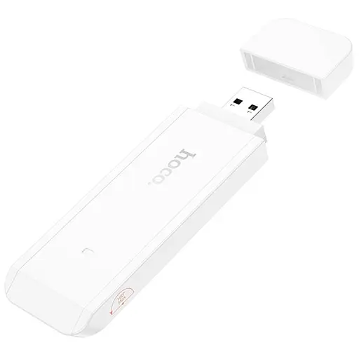 Портативний модем WiFi роутер Hoco HI40 150Mbps (Micro SIM) White - фото 4