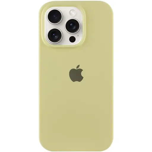 Чехол Epik Silicone Case Full Protective AA для Apple iPhone 13 Pro Max 6.7 Желтый/Mellow Yellow