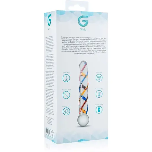 Скляний дилдо Gildo Glass Dildo No. 10 - фото 4