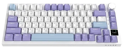 Клавиатура Ajazz AK820 PRO 75% Exploded Gift Switch White RGB (AK820PRO-G-PWB) - фото 6