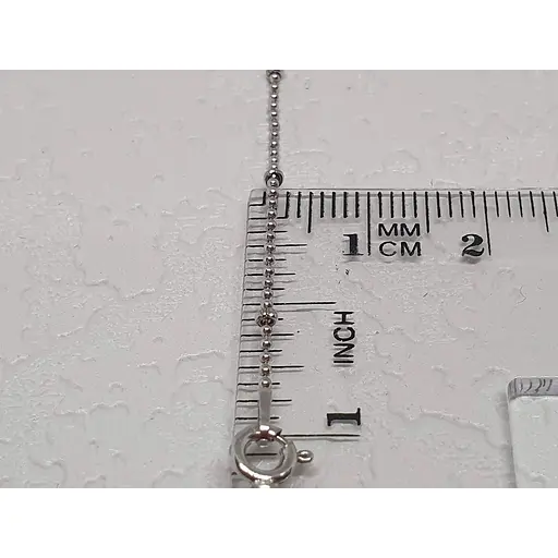 Серебряная цепочка Аметист Перлина 25060РШ 45 - фото 4