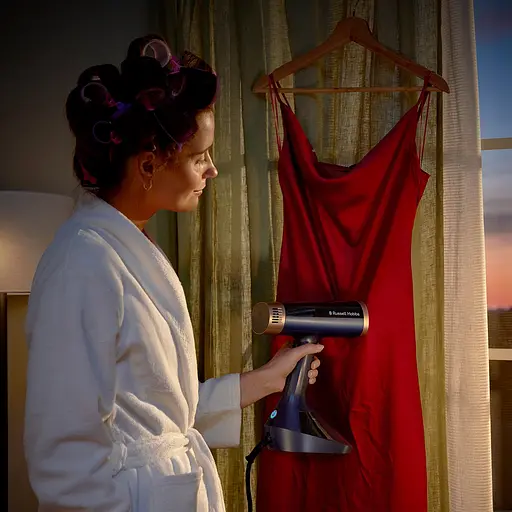 Отпариватель Russell Hobbs Genie VacuSteam синий 1800 Вт (28550-56) - фото 10