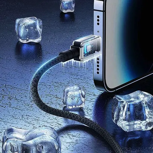 Кабель Baseus Unbreakable Series Fast Charging Data Cable Type-C to iP 20W 2m Cluster Black - фото 5