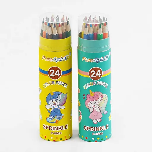 Набор цветных карандашей C 60811/Р-8024 24шт в тубе (6900067608116) МИКС - фото 1