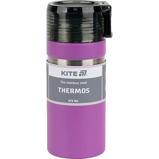 Термос Kite 473 мл фіолетовий (K25-320-3)