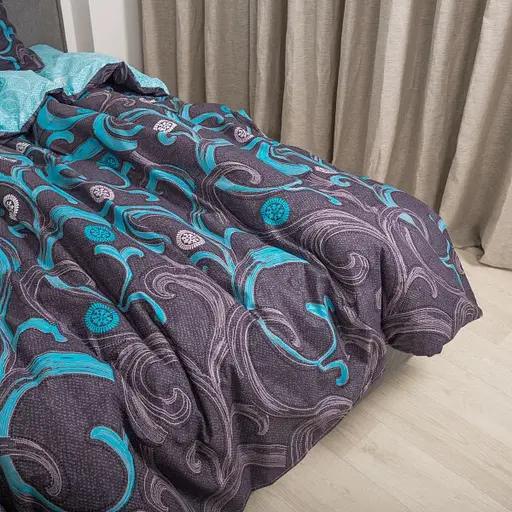 Комплект постільної білизни Viluta сімейний ранфорс 9844 100% бавовна - фото 8