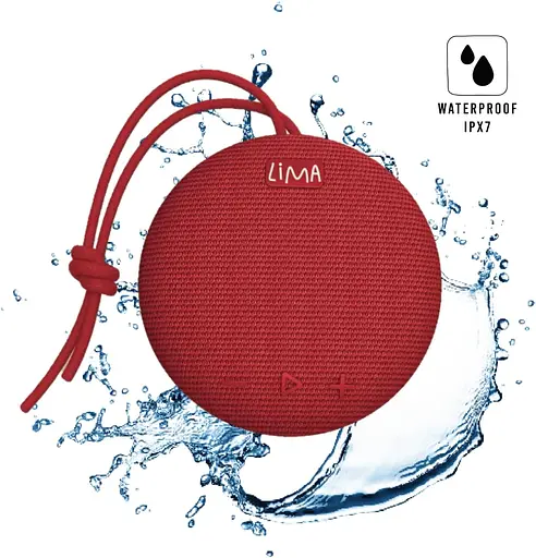 Lima Stone 737 Потужний Bluetooth-динамік зі стереозвуком Портал Водонепроникний IPX7 Червоний - фото 4
