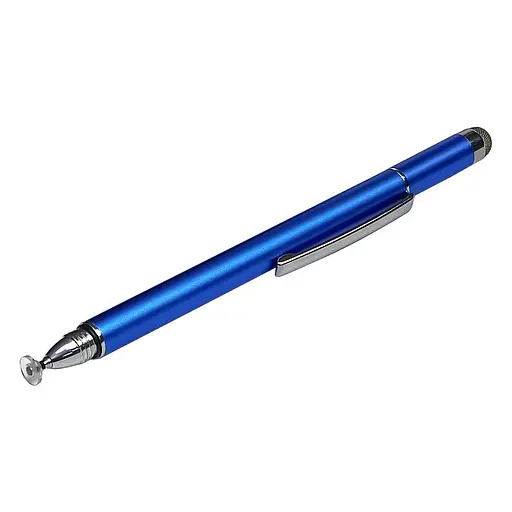 Стилус ємнісний, високоточний Jot Pro зі знімною мікро-волоконною насадкою, алюмінієвий, синій - фото 2