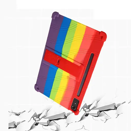 Чохол SoftGel Kids дитячий Lenovo Tab P12 12.7 TB370FU TB370XU TB240FC Веселковий - фото 5
