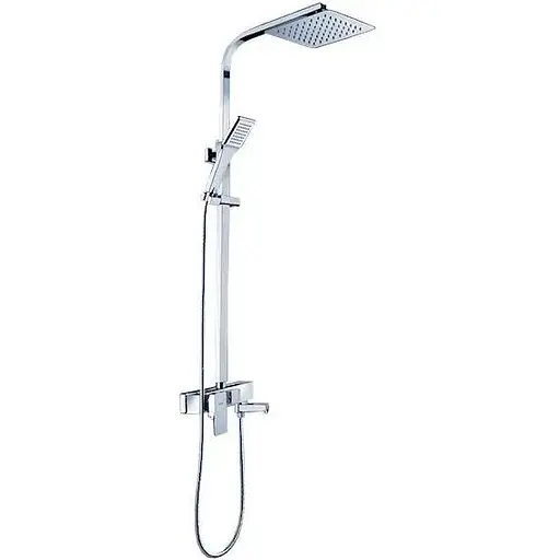 Душова система Rea Navaro хром з виливом REA-P0802, Хром - фото 1