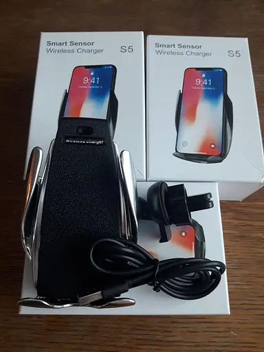 Тримач 2E бездротовий зарядний Smart Sensor S5 wireless charger - фото 3