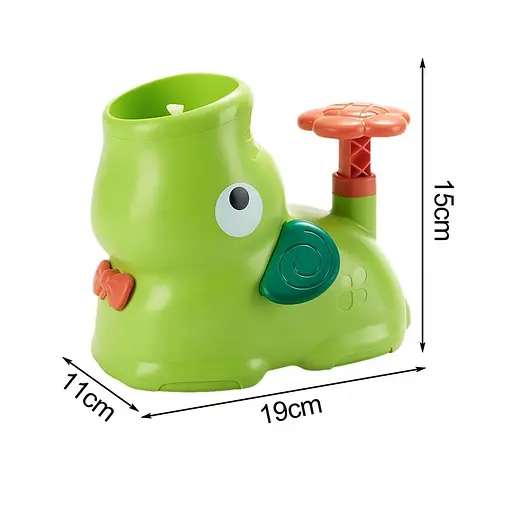 Детская игрушка с летающими тарелками Beiens Слоник зеленый (206green) - фото 5