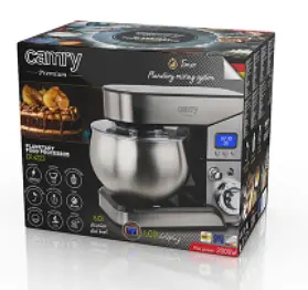Кухонний комбайн планетарний Camry тістоміс 2000 Вт 5 л CR 4223 - фото 4