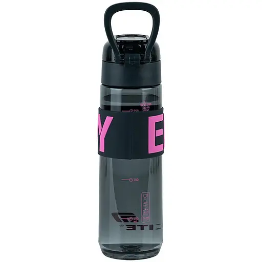 Пляшечка для води Kite Enjoy 680 мл чорно-рожева (K25-1233-3) - фото 2