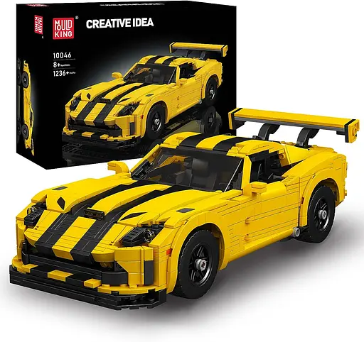 Конструктор машина MOULD KING  DODGE VIPER додж   для детей и взрослых 1236 деталей - фото 2