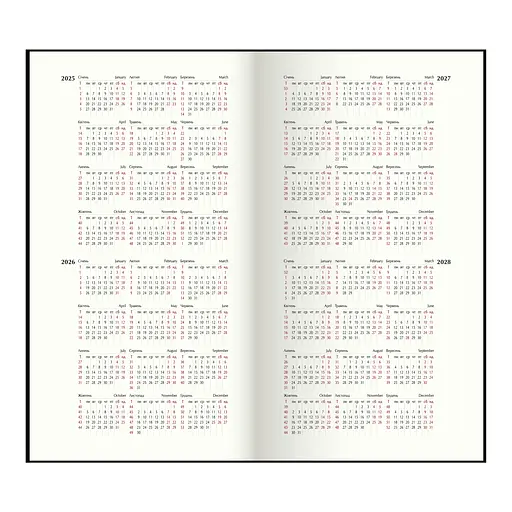 Еженедельник датированный Buromax Orion 2026 синий 153 х 85 мм (BM.2895-02) - фото 10