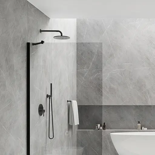 Душова система Omnires Y black SYSY18BL, Чорний матовий - фото 4