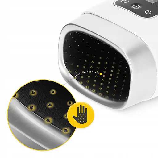 Масажер для рук 4FIZJO Ultra багатофункціональний, з підігрівом White (P-5905973403511) - фото 9