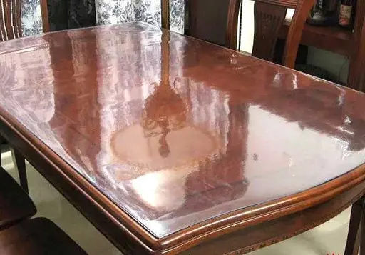 М'яке скло силіконова скатертина на стіл Soft Glass Захист для меблів (3.7х1.4 м) товщина - 1.5 мм Прозоре - фото 8