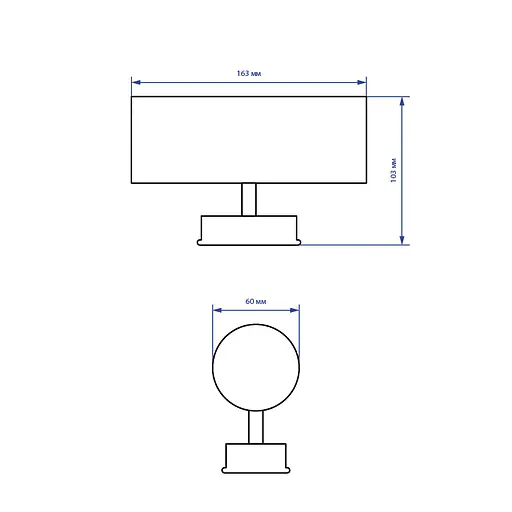 Архитектурный накладной светильник Feron DH0704 под лампу черный - фото 2