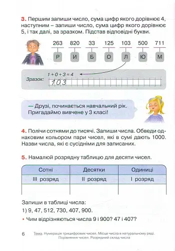 Математика. 4 клас. Підручник для ЗНЗ. У 3-х частинах. Частина 1 - фото 4