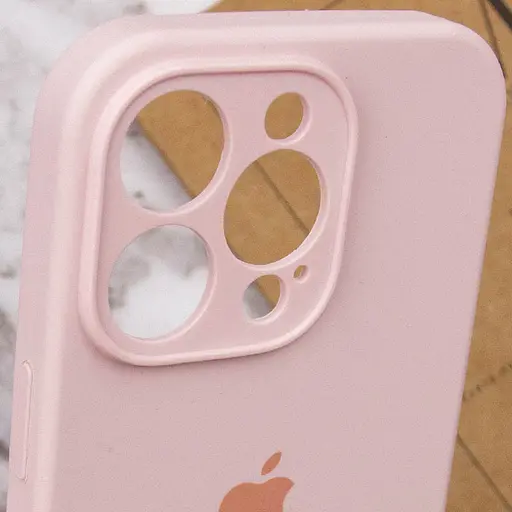 Чохол Epik Silicone Case Full Camera Protective (AA) для Apple iPhone 15 Pro (6.1) Рожевий/Chalk Pink - фото 6