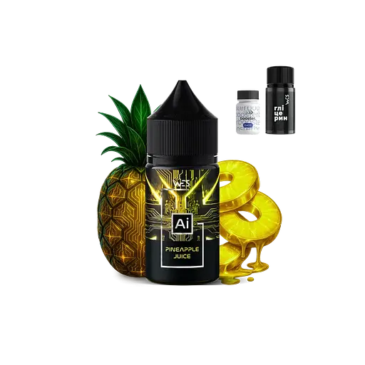 Набор компонентов для самозамеса солевой заправки WES AI 30 мл Pineapple Juice Сочный ананас, 0-65 мг (18144) - фото 2