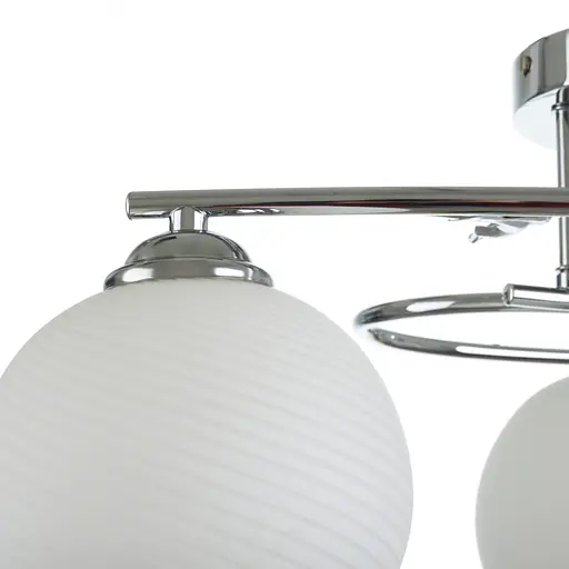 Люстра стельова Brille E27 60W CH (LK-651C/3) - фото 5