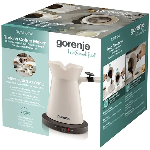 Кавоварка еспрессо Gorenje TCM350W (CM2100AE) - фото 4