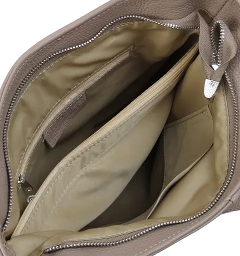 Женская кожаная сумка на двух ручках Borsacomoda 29х28х10 см sum0026802 - фото 9