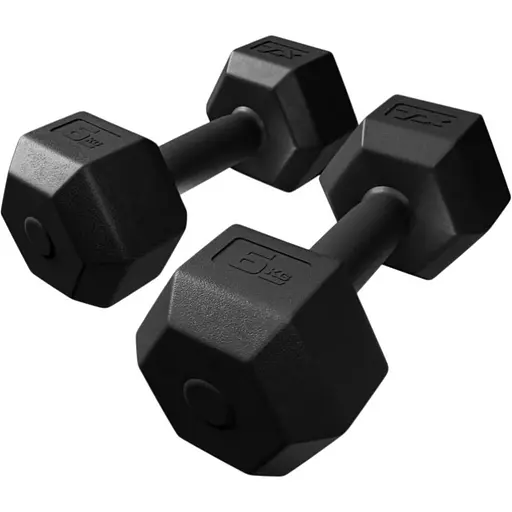 Гантелі для фітнесу Trex Sport композитні TX-006CD 2x6кг - фото 1