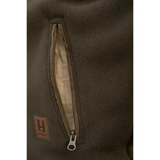 Флисовая кофта Harkila Sandhem sherpa fleece jacket L Willow green - фото 6